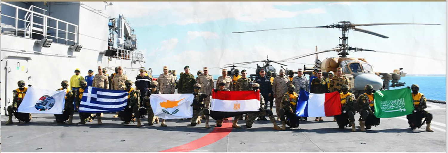 الدول المشاركة في التدريب المشترك «ميدوزا 14» (المتحدث العسكري المصري)