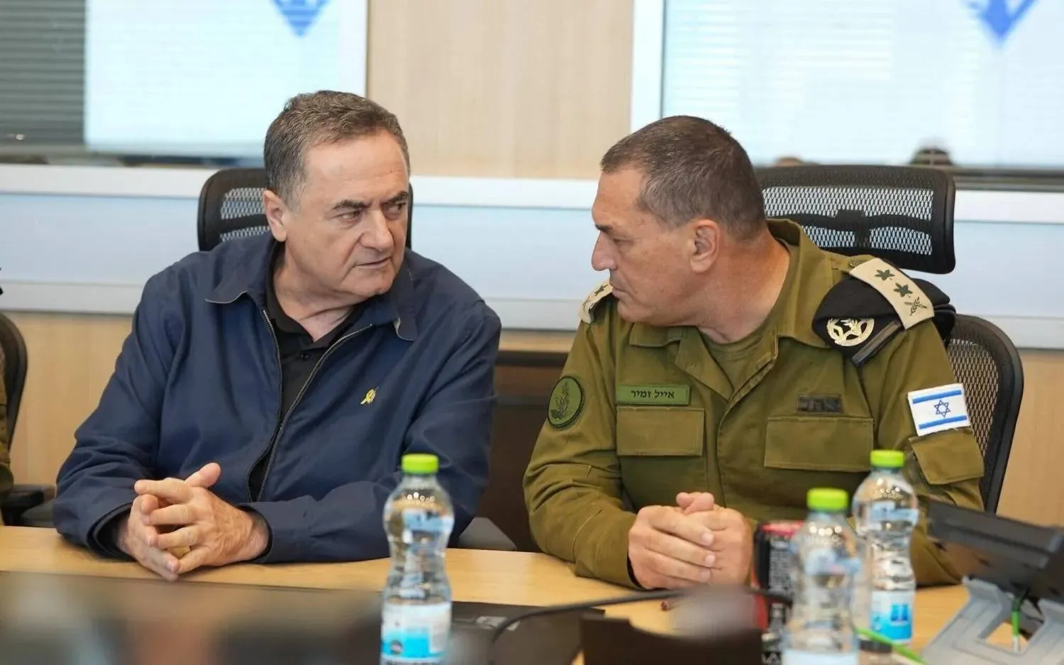  Israeli Defense Minister Israel Katz, Army Chief Eyal Zamir (Israeli Defense Ministry