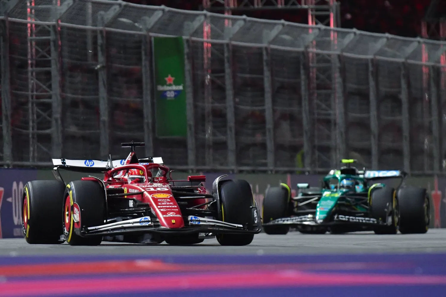 سباق لاس فيغاس لـ«فورمولا 1» يلقي بظلاله على حلبة لوسيل في قطر (رويترز)