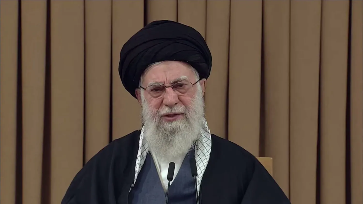 خامنئي يلقي كلمة متلفزة مساء اليوم الخميس (التلفزيون الرسمي)