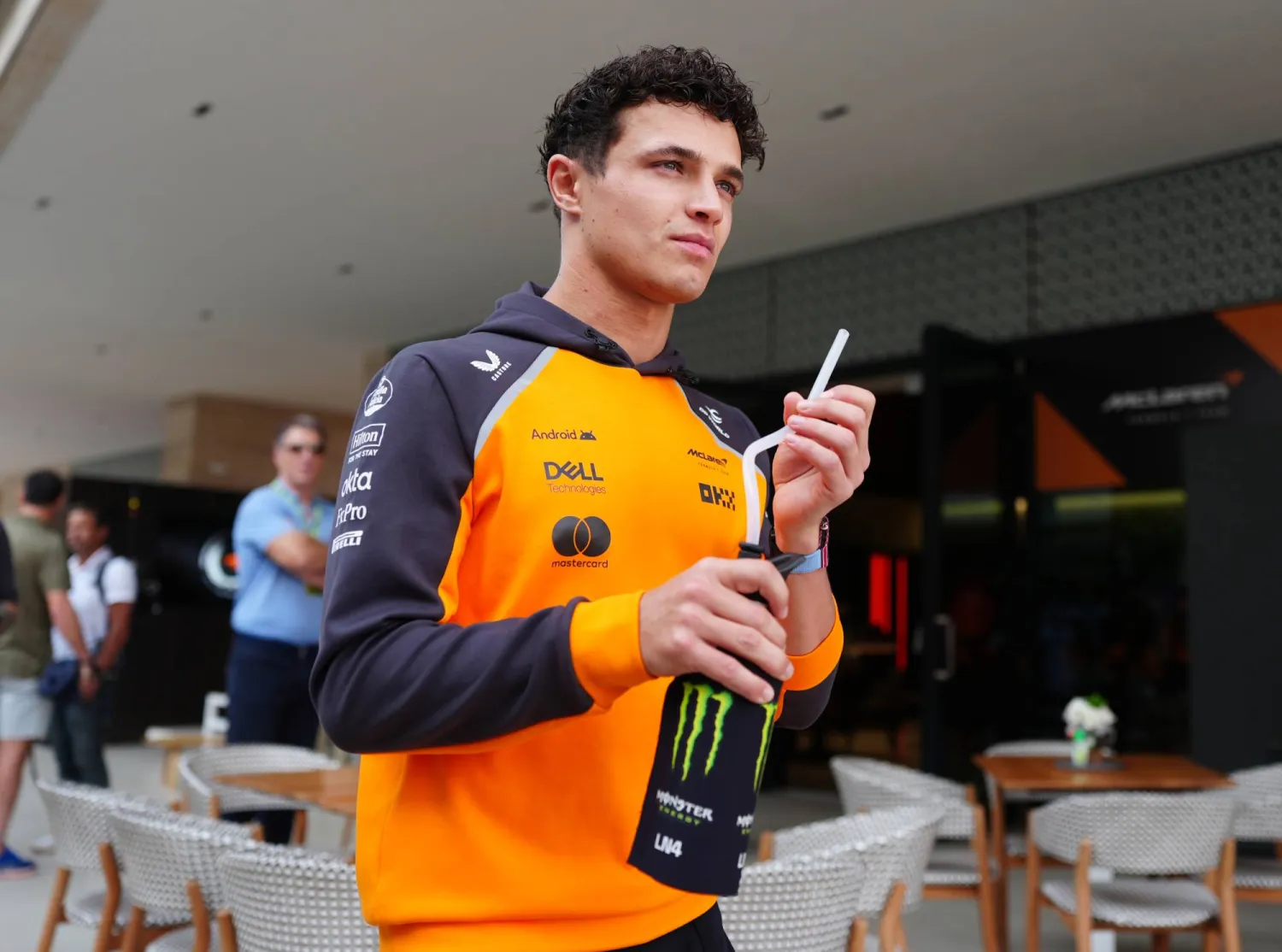 البريطاني لاندو نوريس سائق مكلارين (د.ب.أ)