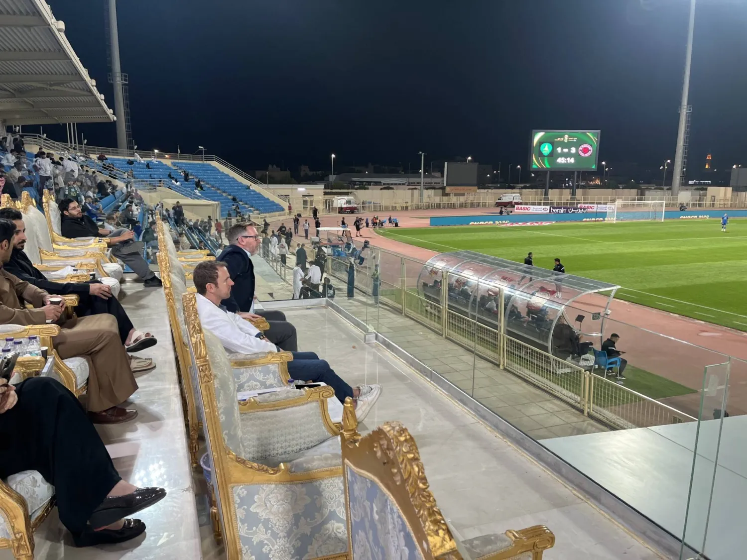 غياب بن هاربورغ عن المباراة أثار التساؤلات (الشرق الأوسط)