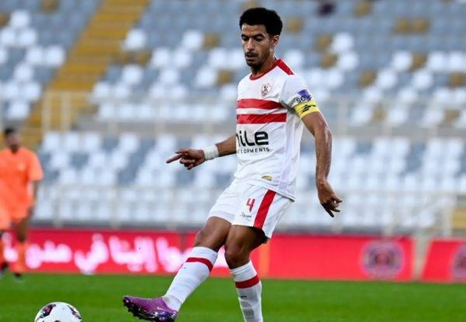 عمر جابر قائد فريق الزمالك المصري (نادي الزمالك)