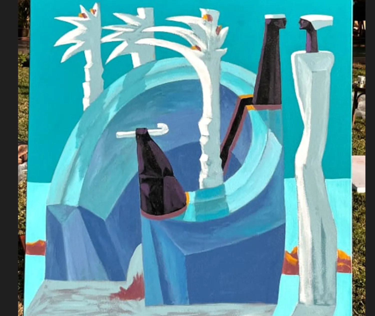 أعمال الفنانين تناولت مظاهر الحياة في الأقصر (قومسير الملتقى)