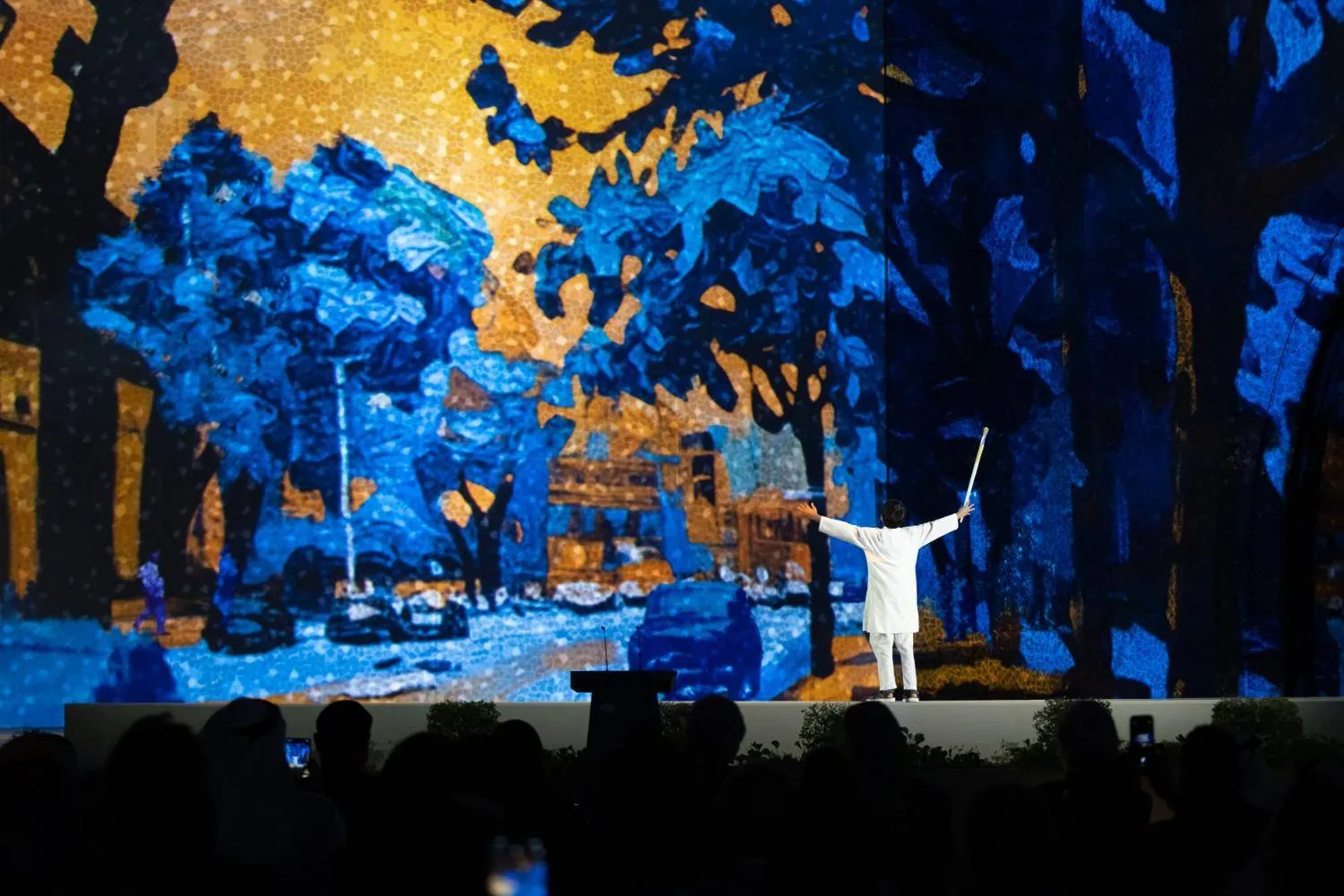 استضاف حفل الافتتاح نخبة من جامعي الأعمال الفنية وخبراء الفن من مختلف أنحاء العالم (متاحف قطر)