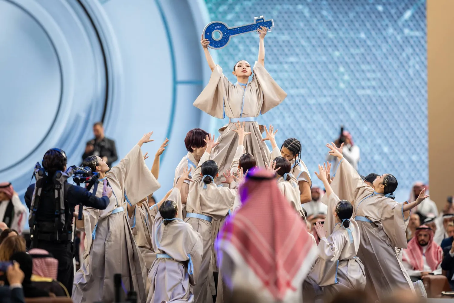 صورة من افتتاح مؤتمر «مبادرة مستقبل الاستثمار» بالرياض في أكتوبر الماضي (الشرق الأوسط)