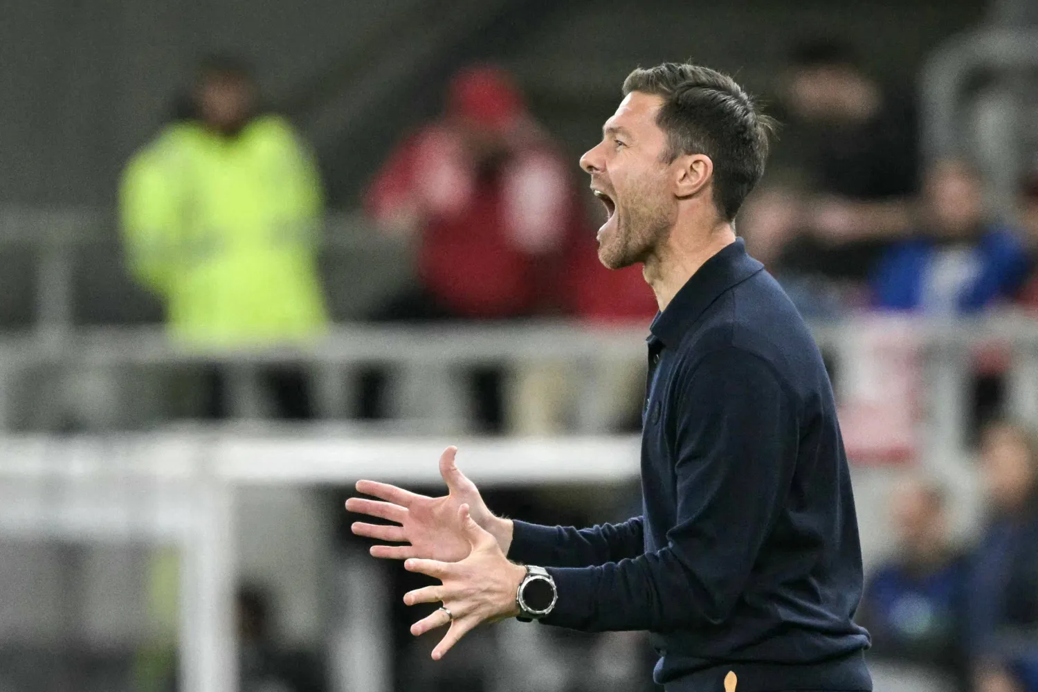 تشابي ألونسو المدير الفني لفريق ريال مدريد (أ.ف.ب)