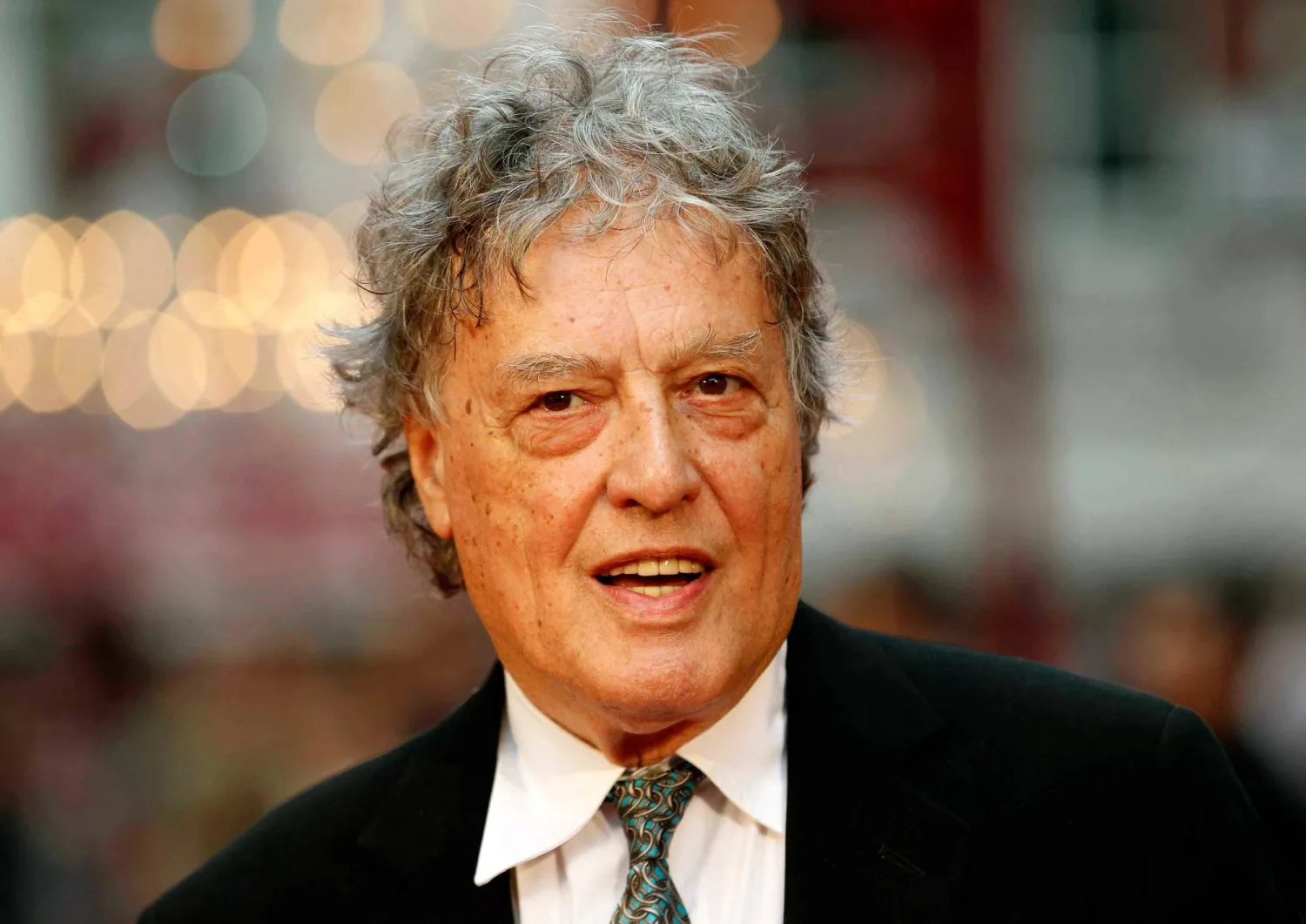 In this Sept. 4, 2012 file photo, British playwright Tom Stoppard poses as he arrives for the world premiere of "Anna Karenina," in London. (AP)