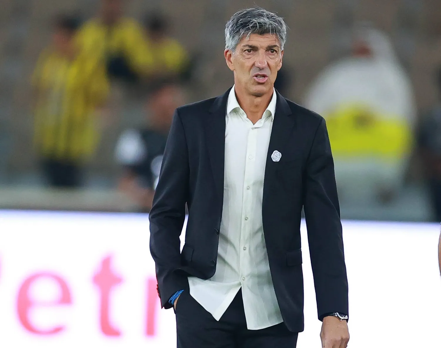 ألغواسيل مدرب الشباب عقب نهاية المباراة (تصوير: عدنان مهدلي)