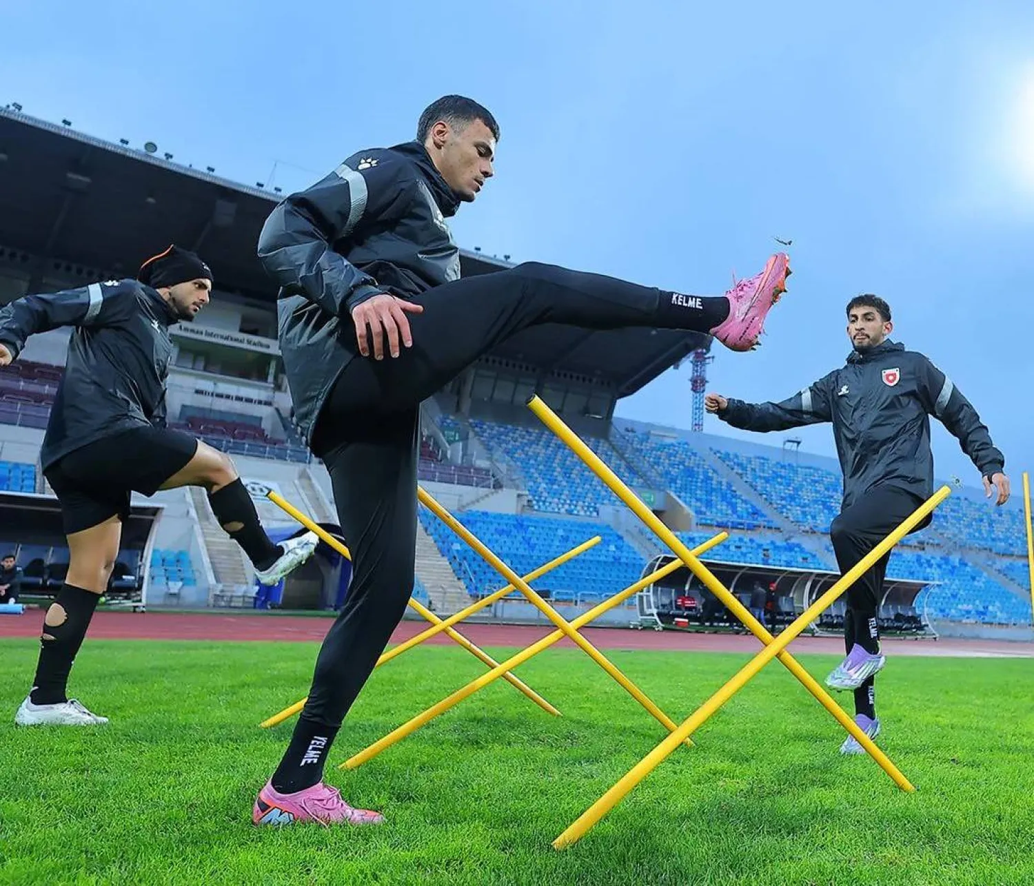 جانب من تحضيرات منتخب الأردن (الاتحاد الأردني)