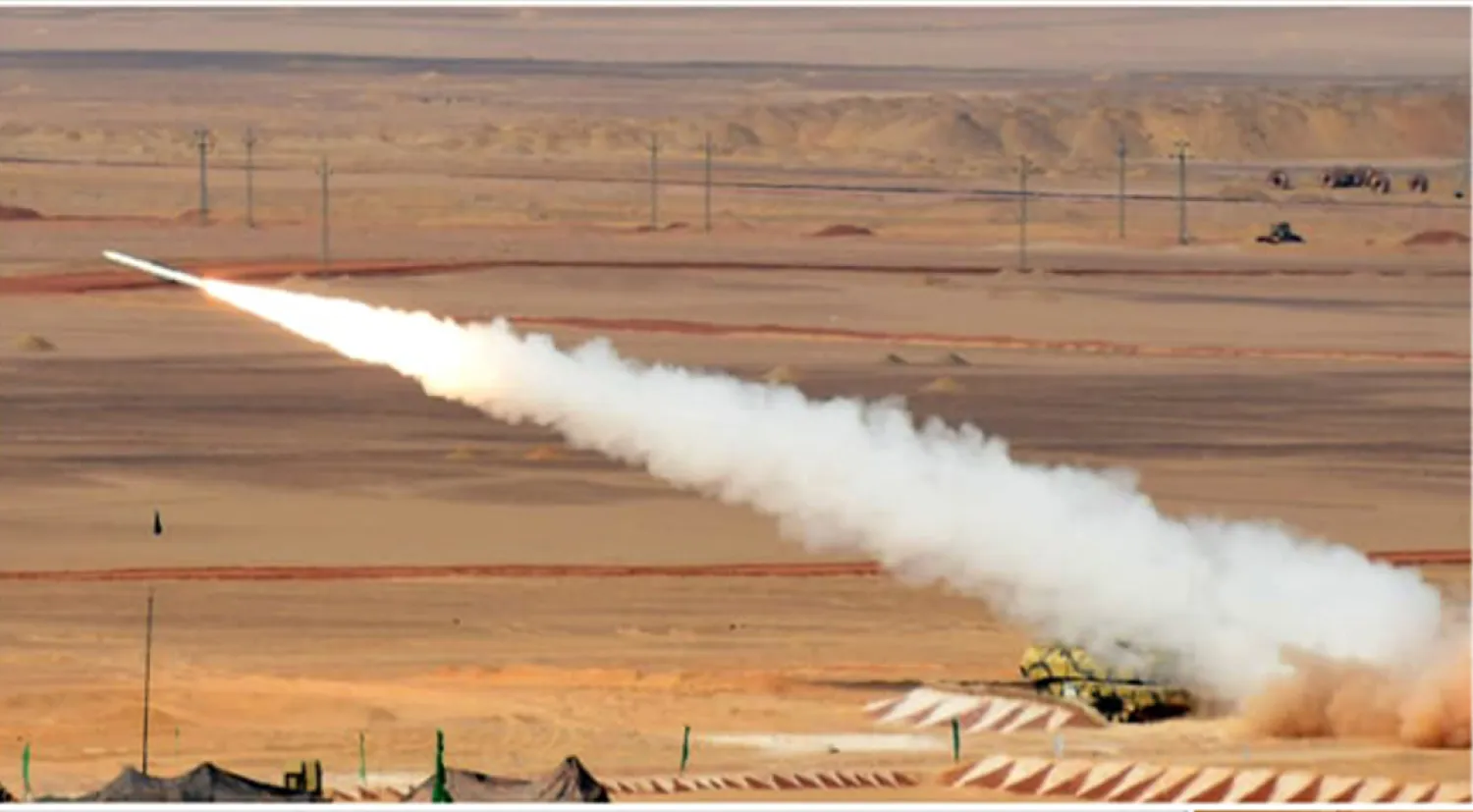 جانب من المرحلة الرئيسية للرماية الصاروخية لعناصر من قوات الدفاع الجوي   (المتحدث العسكري المصري)