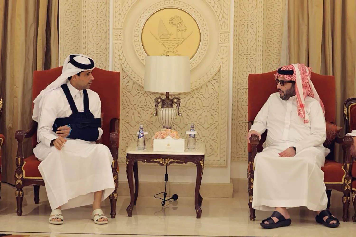 اللقاء شهد مناقشة بعض الموضوعات ذات الاهتمام المشترك (الشرق الأوسط)