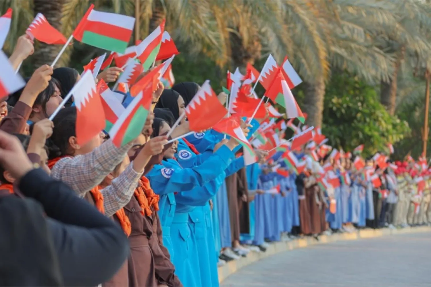 Umman'ın Ulusal Günü, her yıl büyük bir coşkuyla kutlanıyor (53. Ulusal Gün kutlamaları - Bahreyn Haber Ajansı)