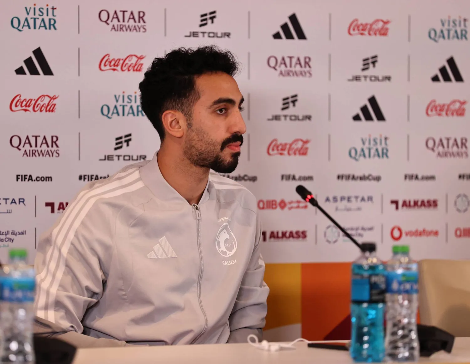 نواف العقيدي حارس مرمى المنتخب السعودي (تصوير: سعد العنزي) 