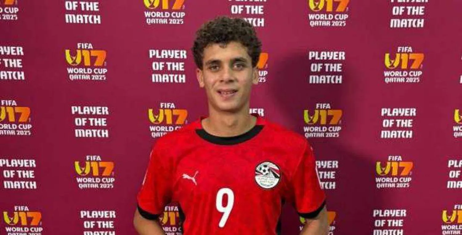 حمزة عبد الكريم مهاجم الأهلي ومنتخب مصر للناشئين (منتخب مصر)