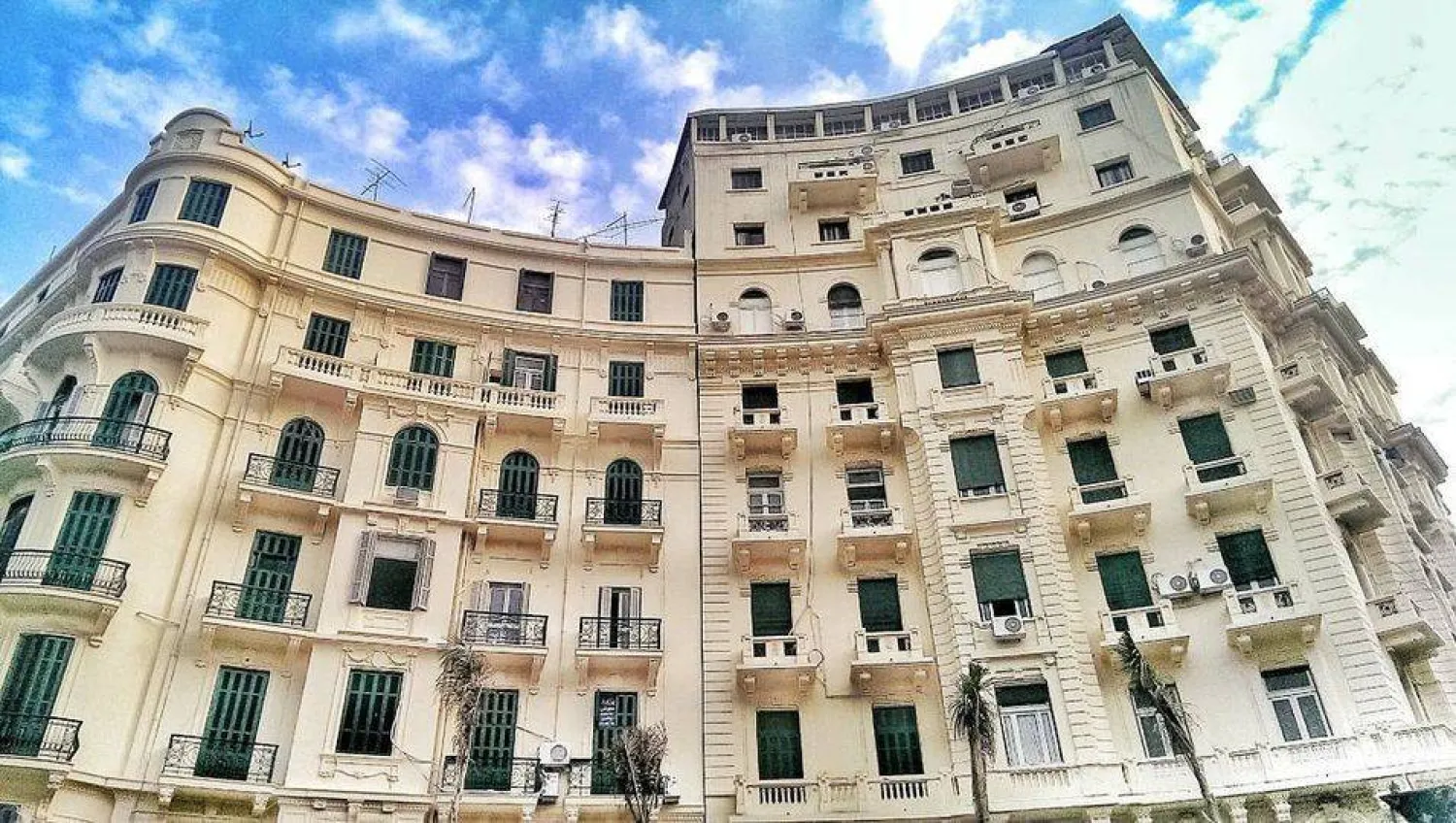 أحد الأبنية المصرية القديمة في وسط القاهرة (هيئة تنشيط السياحة المصرية)