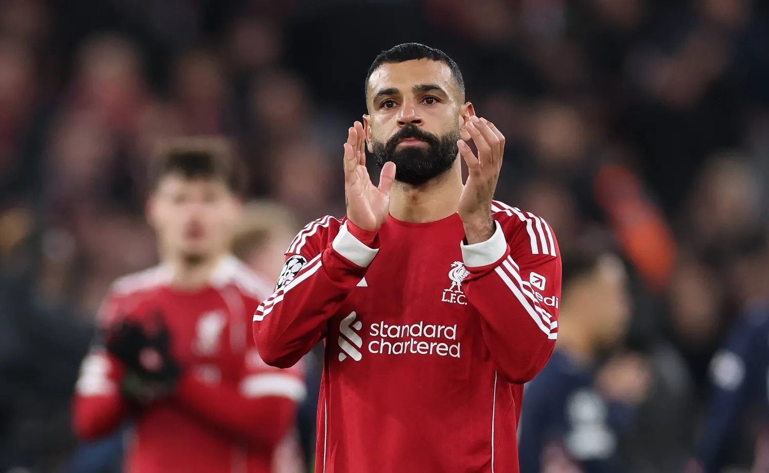 محمد صلاح قائد منتخب مصر ولاعب ليفربول (إ.ب.أ)