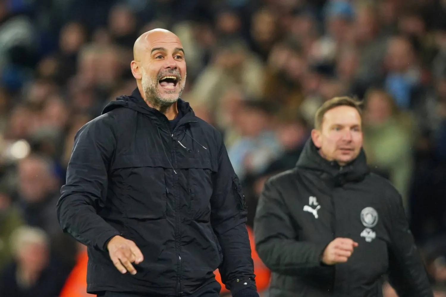 الإسباني بيب غوارديولا مدرب مانشستر سيتي (أ.ب)