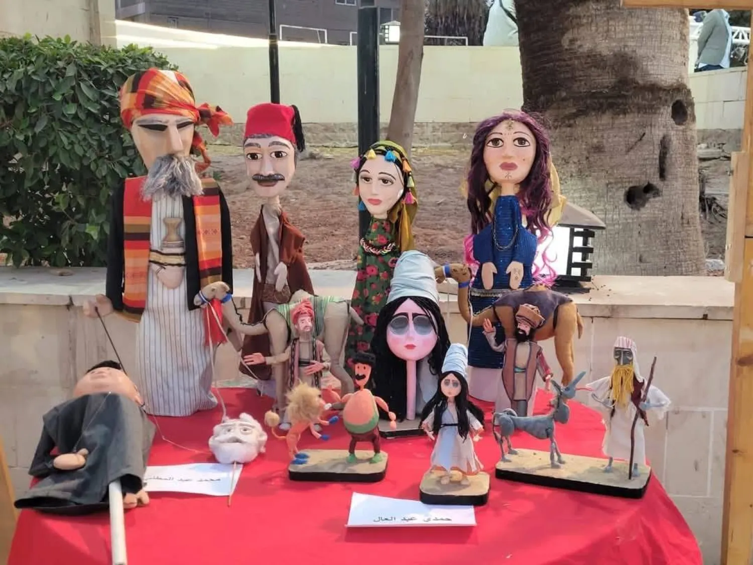 الأراجوز والعرائس التقليدية في الحديقة الثقافية بالسيدة زينب (منسق عام الملتقى)
