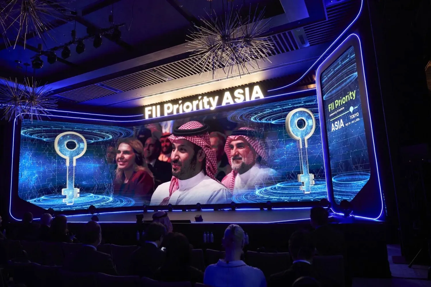 A photo from the opening ceremony of the Priority Summit in Tokyo (Future Investment Initiative)