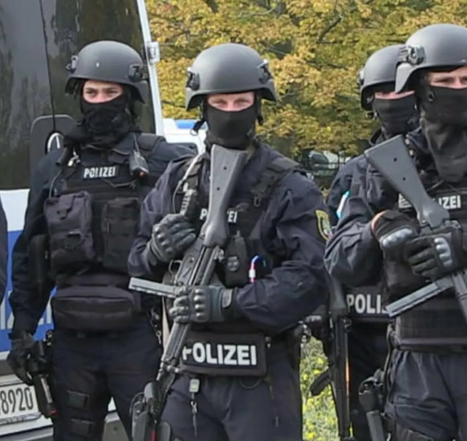File photo: Police secure an area after a deadly shooting in the eastern German city of Halle on October 9, 2019. REUTERS/Marvin Gaul
