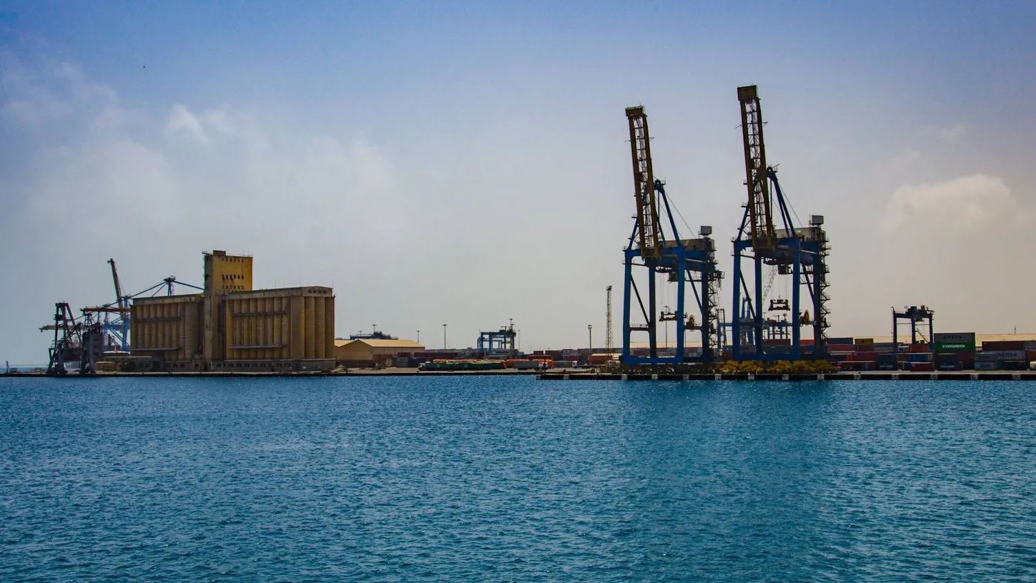 The Port Sudan harbor on the Red Sea. (Getty Images) 