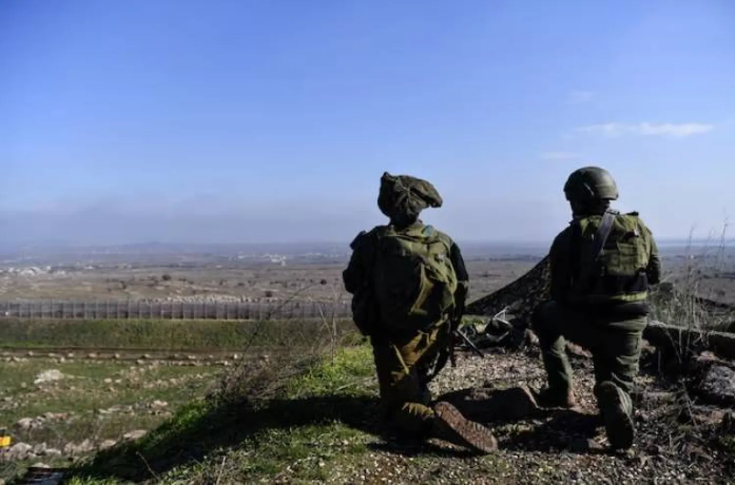 Israeli soldiers operate in the Israeli-occupied Golan Heights near the border with Syria, December 28, 2023. REUTERS/Gil Eliyahu/ File Photo