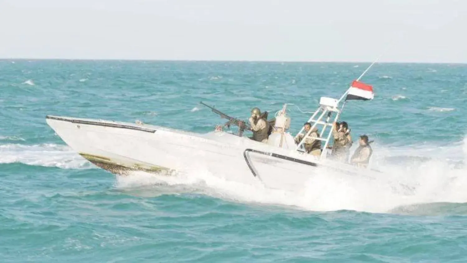 Members of the Yemeni Coast Guard in the Red Sea (Military Media). 