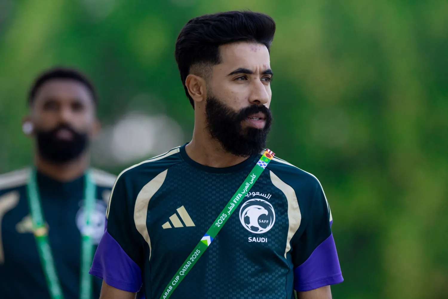 نواف بوشل قال إن تركيزهم منصبّ على بطولة العرب (المنتخب السعودي)