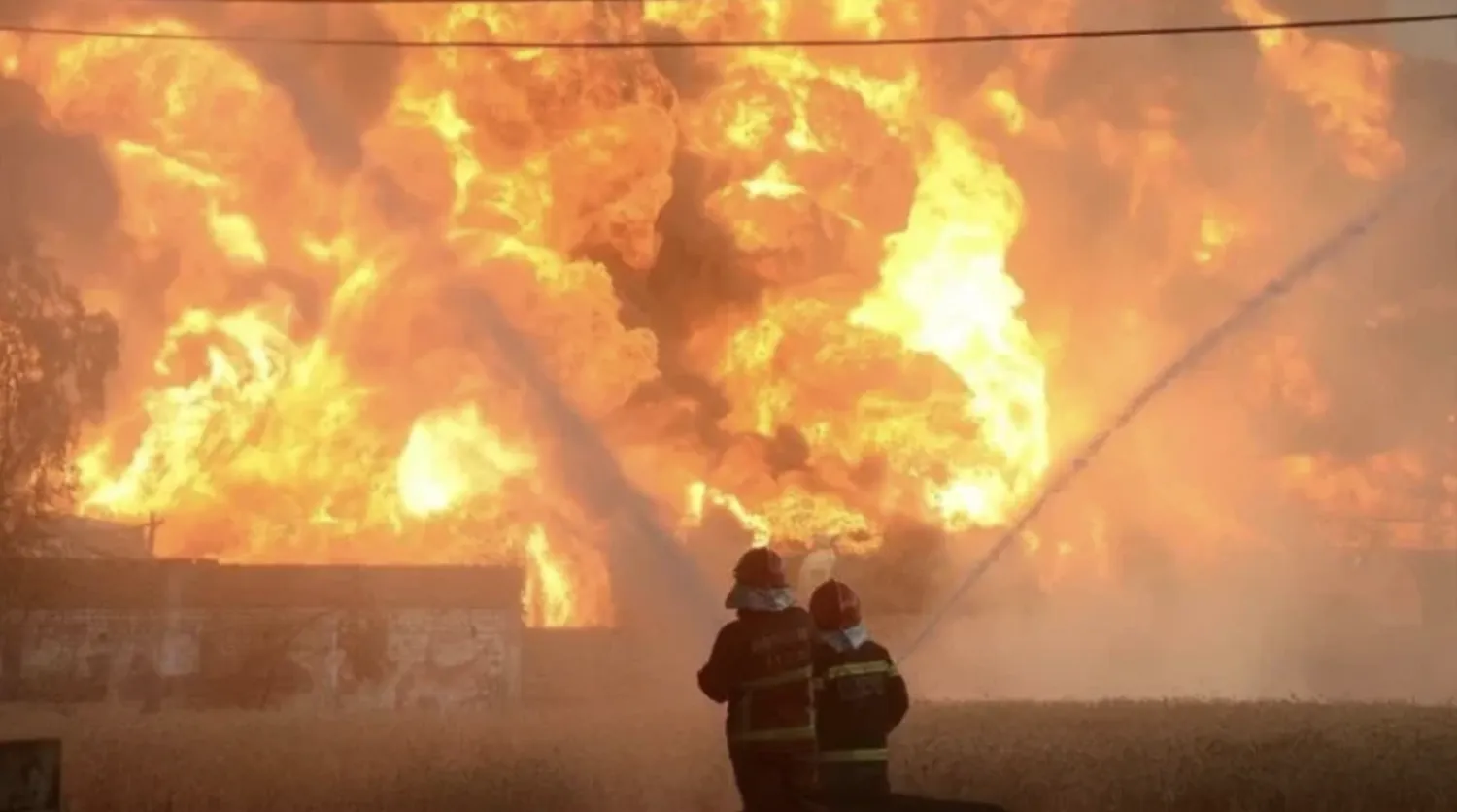 حريق في منطقة ستافروبول (أرشيفية)