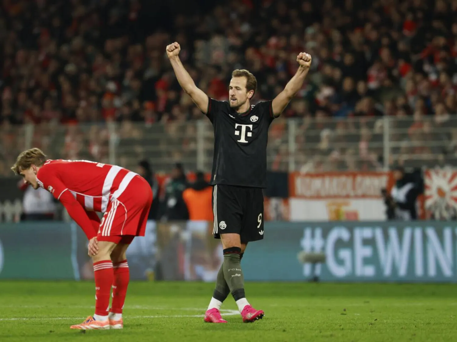 Bayern Munich striker Harry Kane is again scoring better than a goal a game this league campaign. Odd ANDERSEN / AFP
