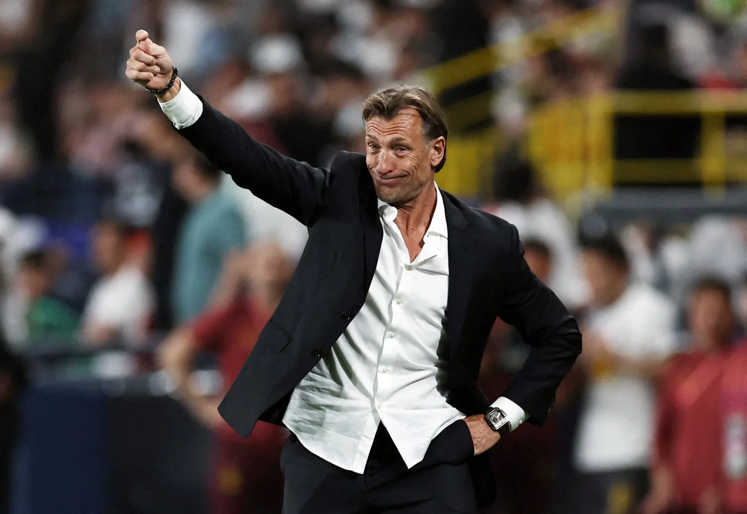 الفرنسي هيرفي رينارد مدرب المنتخب السعودي (رويترز)