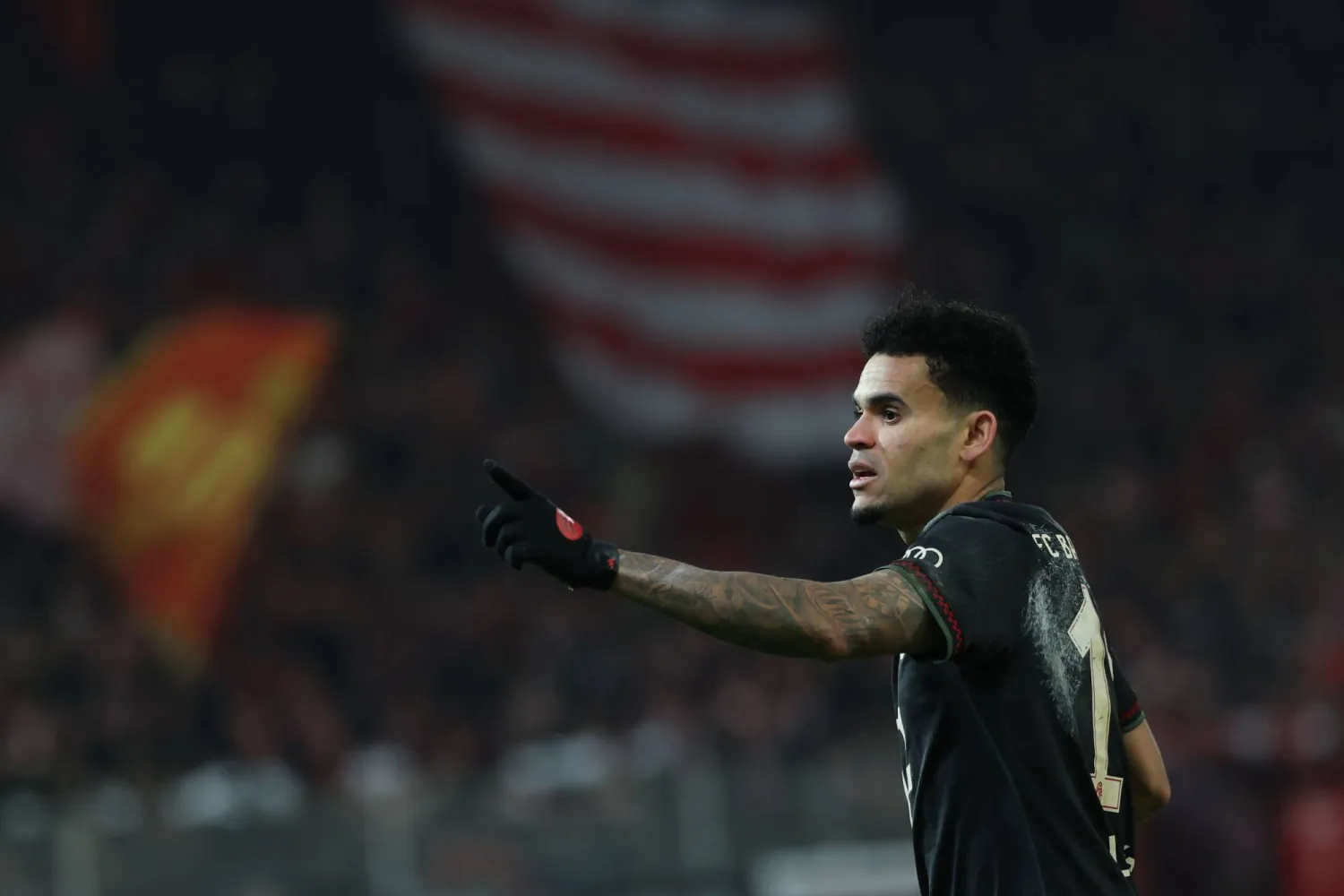 الكولومبي لويس دياز مهاجم بايرن ميونيخ الألماني (إ.ب.أ)