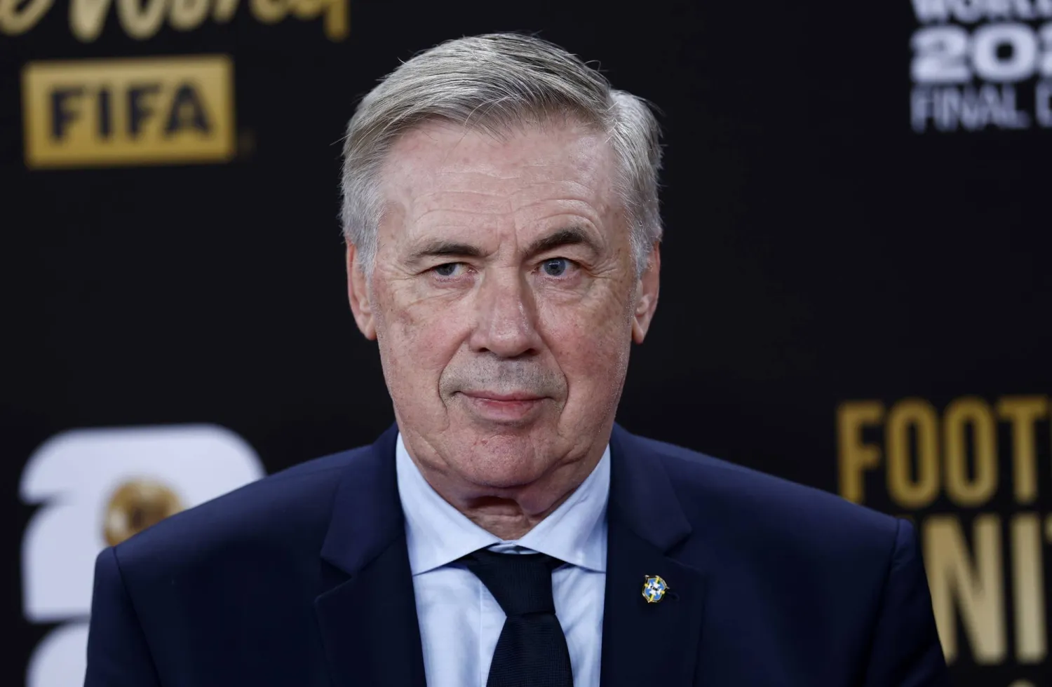 Head coach of the Brazilian national soccer team Carlo Ancelotti arrives for the FIFA World Cup 2026 Final Draw at the Kennedy Center in Washington DC, USA, 05 December 2025. EPA/WILL OLIVER