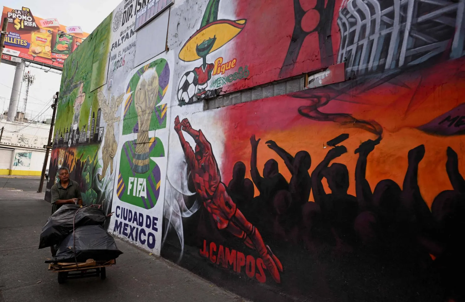 الجماهير المكسيكية متفائلة بقرعة المونديال (أ.ف.ب)