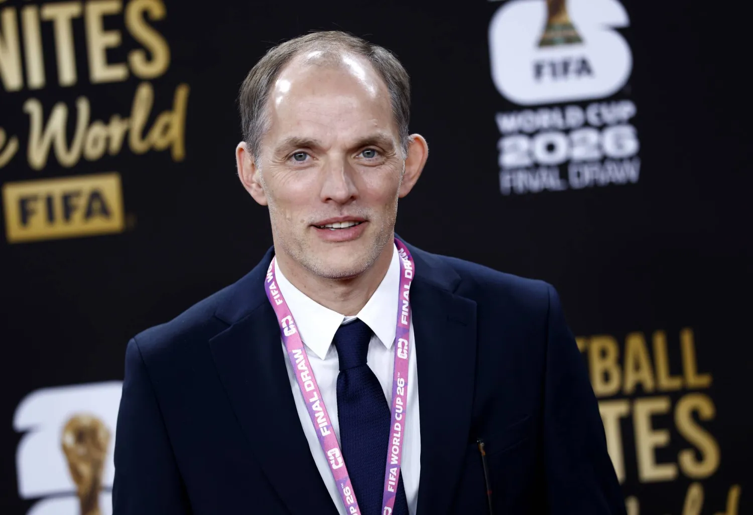 توماس توخيل المدير الفني للمنتخب الإنجليزي في قرعة المونديال (إ.ب.أ)
