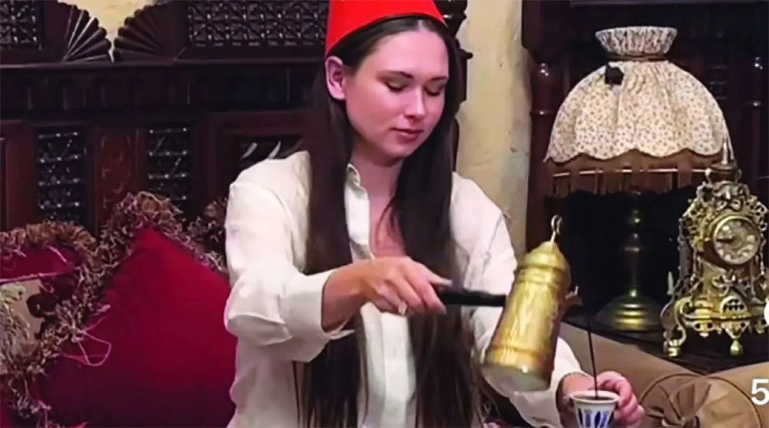 في مدينة بعلبك خلال جولاتها في مناطق لبنان (إنستغرام)