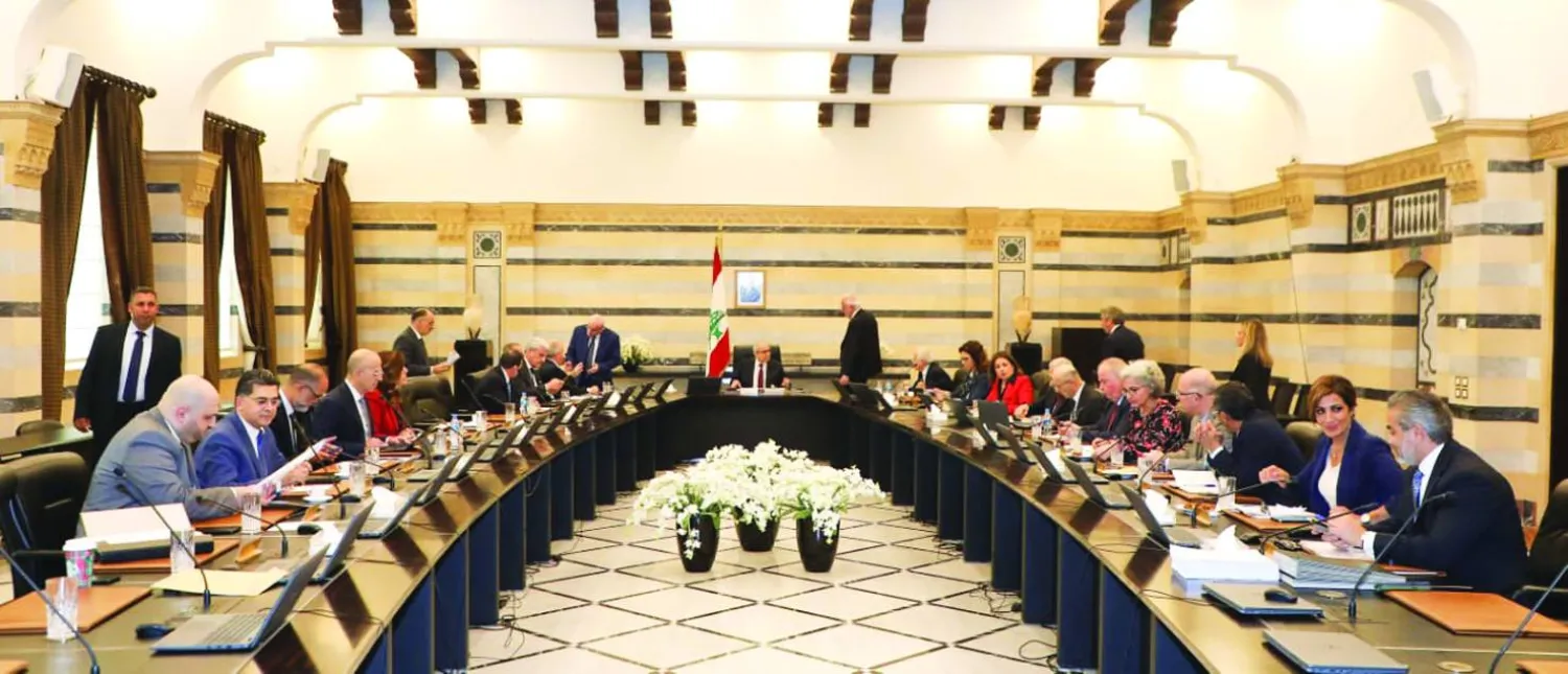 جلسة لمجلس الوزراء اللبناني برئاسة نوّاف سلام (رئاسة الحكومة)