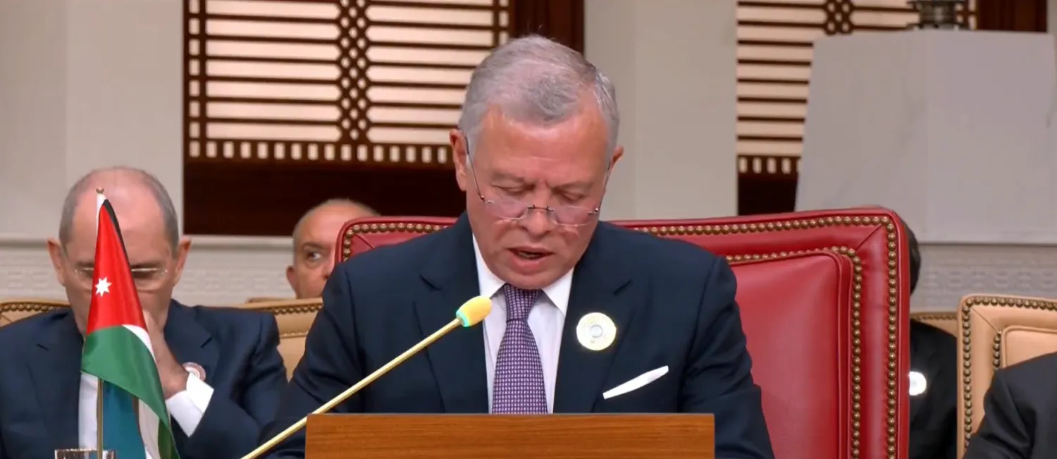 العاهل الأردني الملك عبد الله الثاني (الشرق الأوسط)