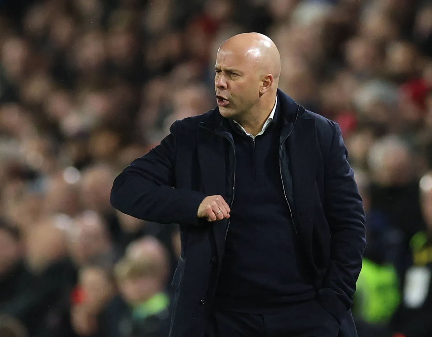 الهولندي أرني سلوت المدير الفني لفريق ليفربول (رويترز)