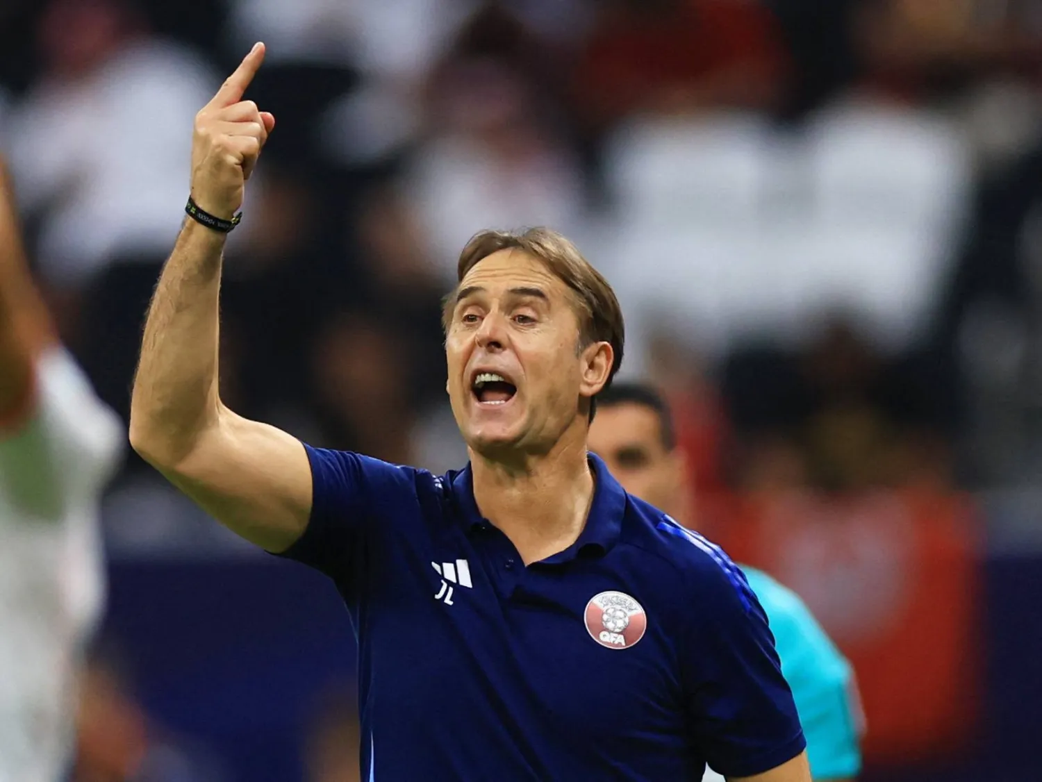 جولين لوبيتيغي المدير الفني لمنتخب قطر (رويترز)