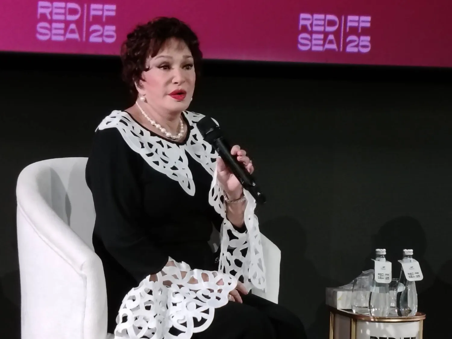  الفنانة لبلبة تحدثت عن مسيرتها الفنية بمهرجان «البحر الأحمر السينمائي» (الشرق الأوسط)