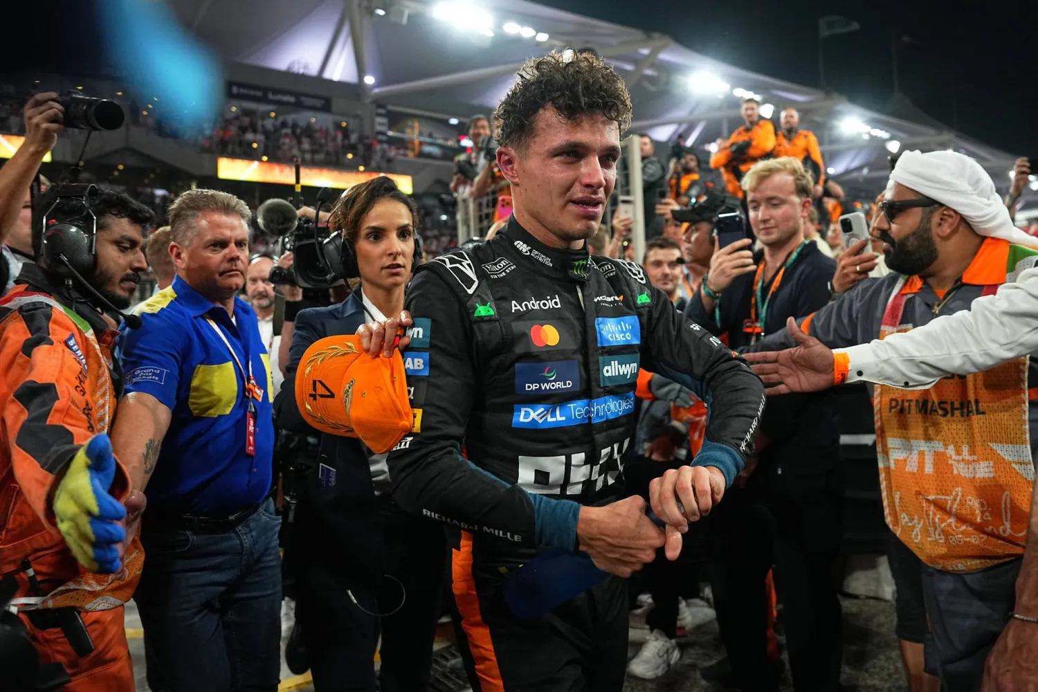 لاندو نوريس بطل العالم للفورمولا 1 (أ.ب) 