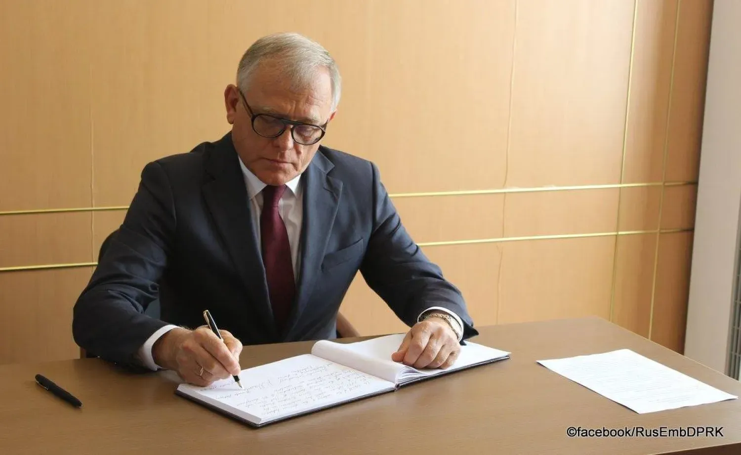 Rusya'nın Kuzey Kore Büyükelçisi Alexander Matsegora (Arşiv- Rusya Büyükelçiliği Facebook sayfası)