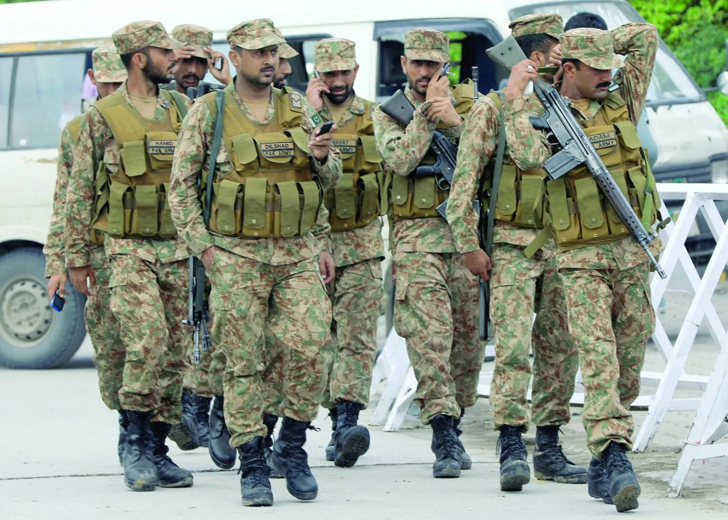 عناصر من الجيش الباكستاني (أرشيفية - رويترز)