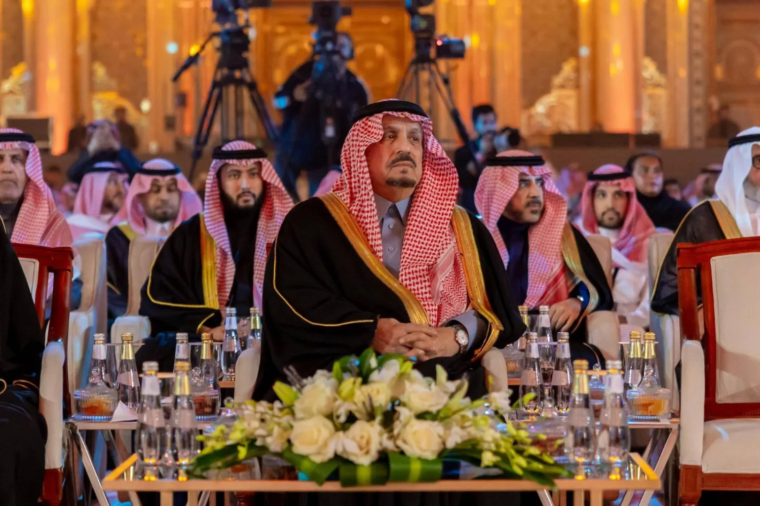 أمير الرياض خلال حفل إطلاق مؤتمر التمويل التنموي (الشرق الأوسط)