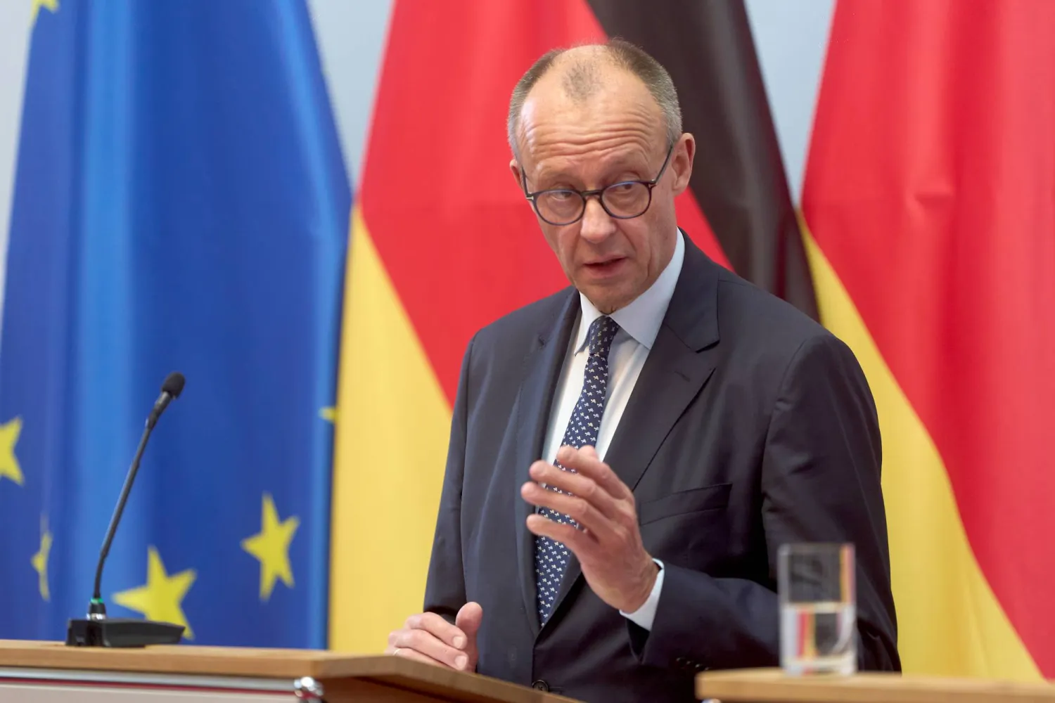 المستشار الألماني فريدريش ميرتس (د.ب.أ)