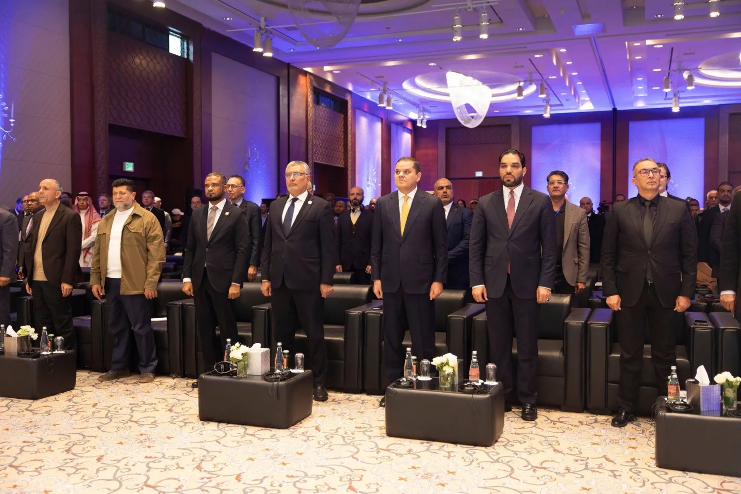 الدبيبة وتكالة خلال فعاليات اليوم العالمي لمكافحة الفساد (مجلس الدولة)