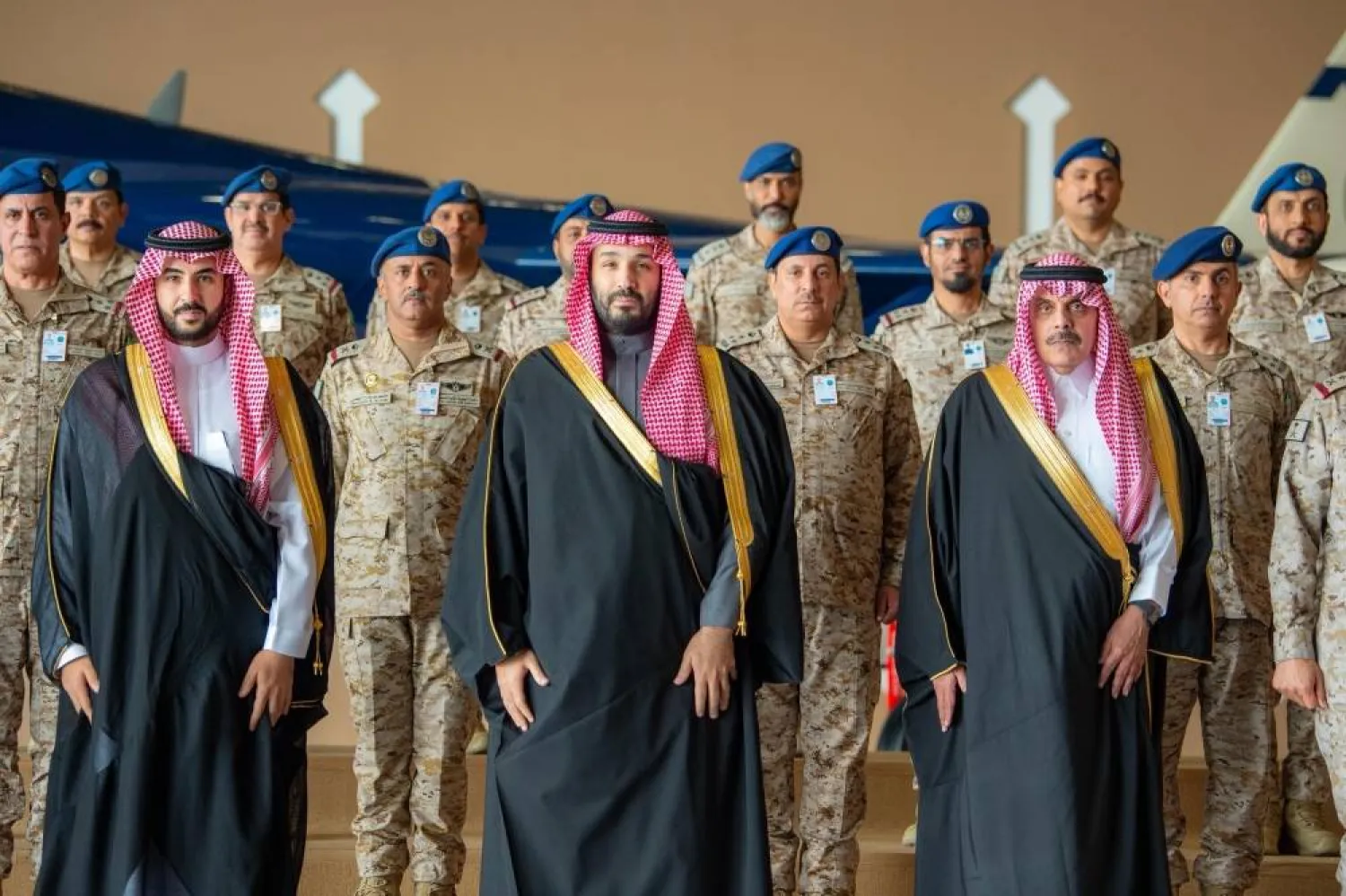 الأمير محمد بن سلمان يرعى افتتاح قاعدة الملك سلمان الجوية (واس)