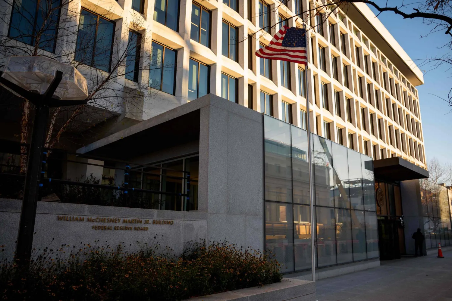 مبنى ويليام مكشيسني مارتن جونيور- جزء من مجلس محافظي «الاحتياطي الفيدرالي» (أ.ف.ب)